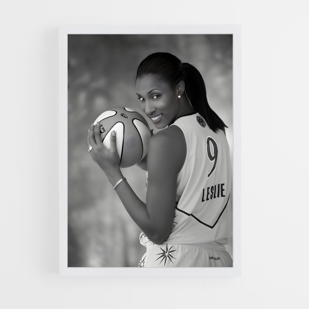 Poster Lisa leslie – affiche Basketball (vue 3)